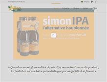 Tablet Screenshot of brasseriesimon.lu